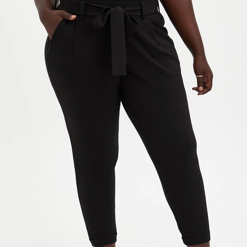 Torrid - Plus size Crepe Self tie pant